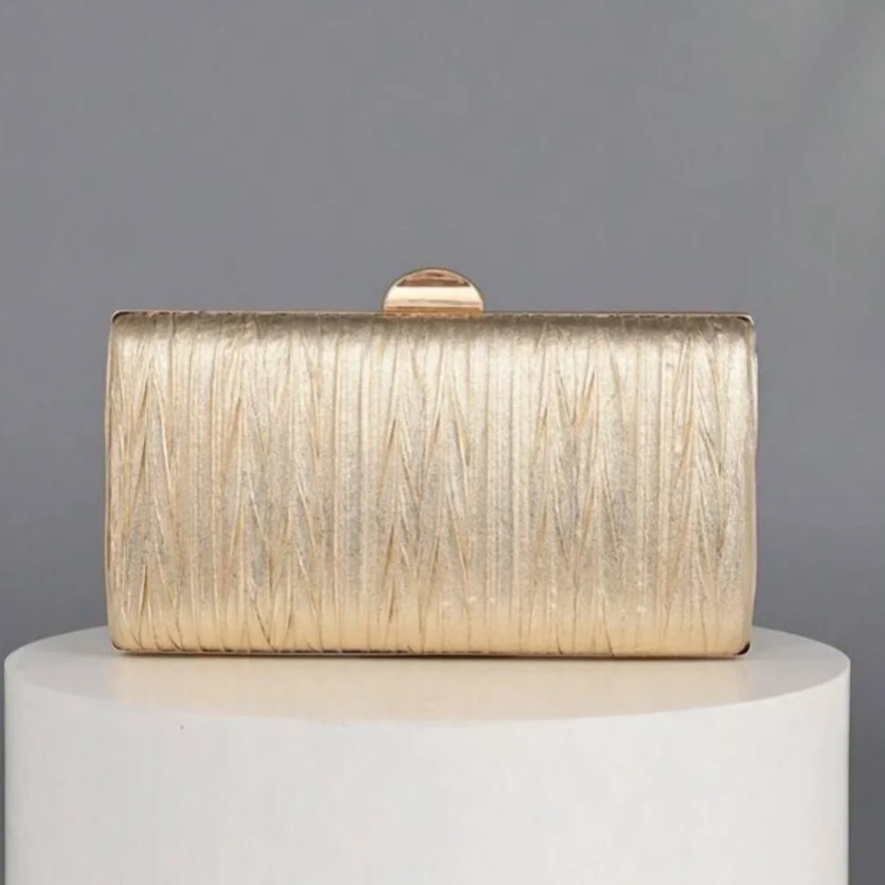 Elegant Gold Evening Clutch
